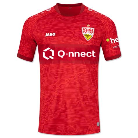 vfb auswärtstrikot 23 24|VfB Stuttgart Auswärtstrikot 23 24 rot Jako VfB 1893 Away Shirt。